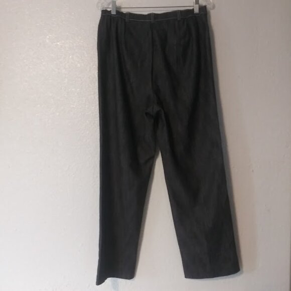 Tan Jay women's size 12P black chino pants - Picture 4 of 14